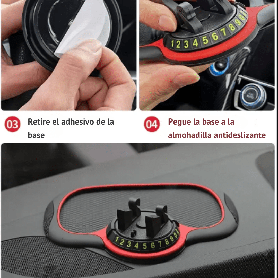 AutoGrip Pro 360 – Almohadilla Antideslizante Multifuncional para Auto